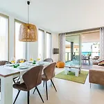 Beachfront Premium 3bdr Terraza Y Piscina * 자베아